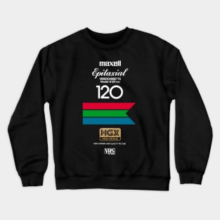 Retro VHS Tape Crewneck Sweatshirt